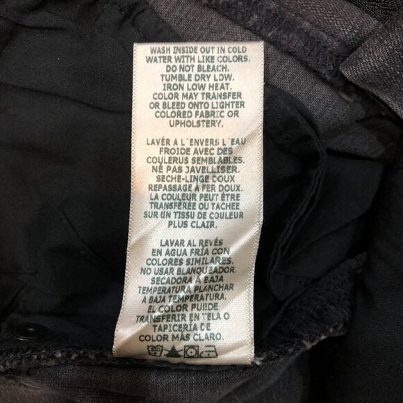 Frame Le High Skinny Black Jeans Size 24 - Picture 7 of 7